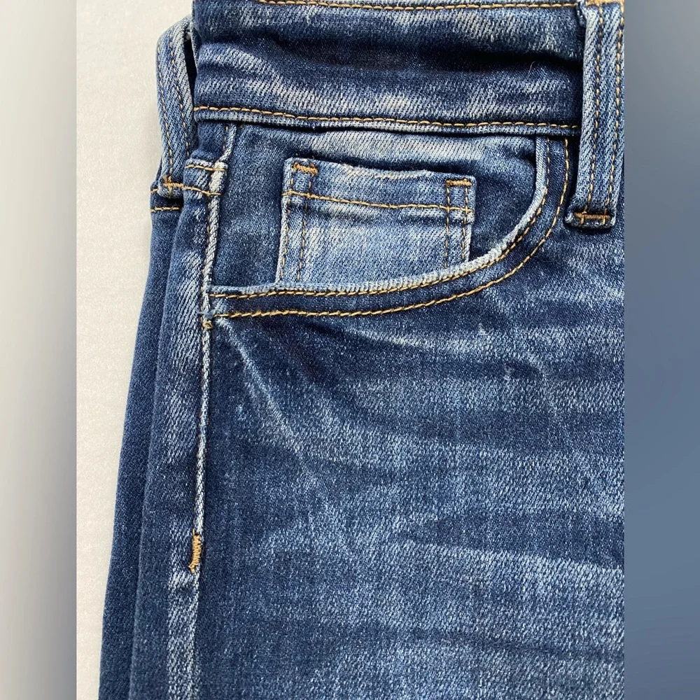 Artemis Vintage Ruby High Rise Stretch Ankle Cigarette Jeans 3/25 Distressed